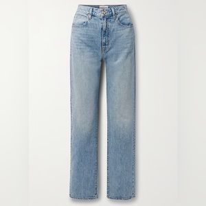 SLVRLAKE London high-rise straight-leg organic jeans 28